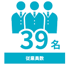 従業員数 39名